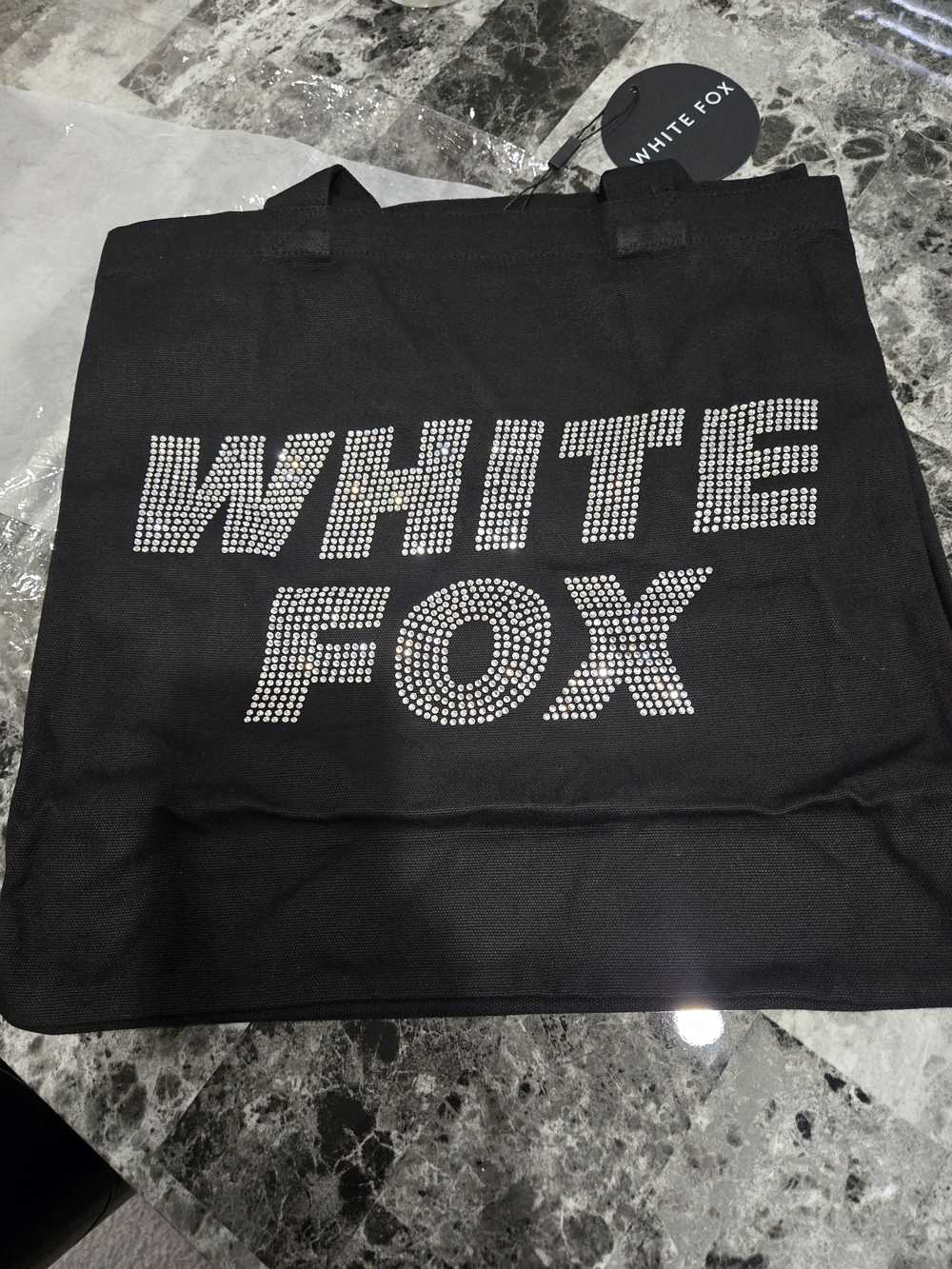 WHITE FOX ALWAYS SHINNING TOTE BAG - Picture 3 of 4